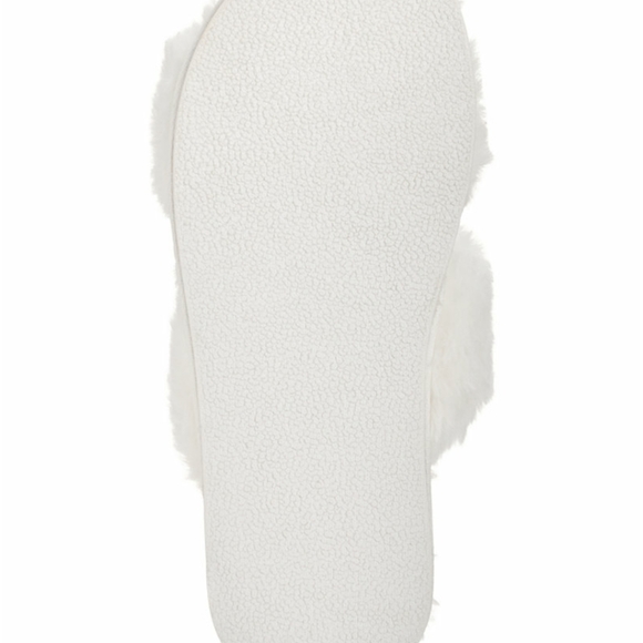 Lemon Two-Strap Faux-Fur Slide Slippers - Picture 3 of 3